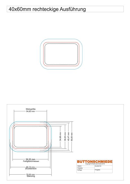 Standskizze 40x60mm Buttons