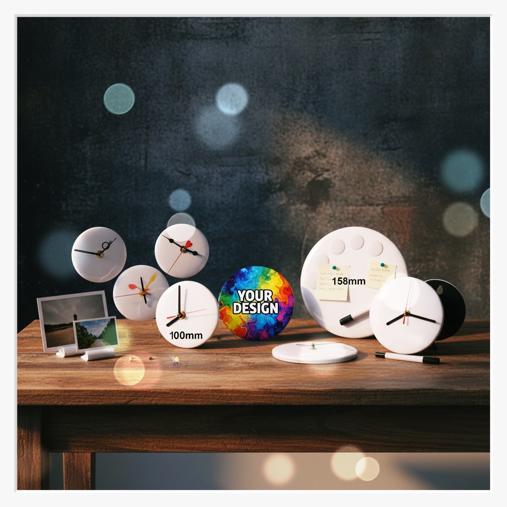 Uhren- & Fotobuttons