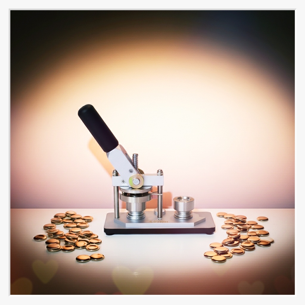 Buttonmaschinen Manufakturset Buttonschmiede