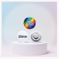 Preview: Vorderseite eines individuell bedruckten 25 mm Buttons mit glatter Oberfläche.