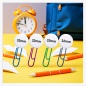 Preview: 32 mm Büroklammer-Button – Dein Motiv im Fokus für Büro & Organisation
