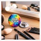Preview: 44mm Rund-Button mit integriertem Anspitzer – Komfort trifft Funktion