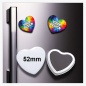 Preview: Herz-Softmagnet (52x57mm) – Deine Lieblingsmomente in der schönsten Form