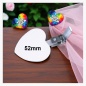Preview: 52x57mm Herz-Ansteckbutton mit Hosenträger-Clip – Liebevolles Design & extremer Halt