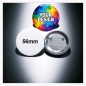 Preview: 56mm Button als Anstecker mit Sicherheitsnadel