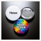 Preview: 75mm Button großer Anstecker