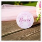 Preview: JGA Button-Set "Brautschleier" – 1x Braut & 11x Team Braut (Pink)