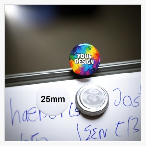25mm Neodym-Magnet – Kompaktes Branding mit diskretem Halt