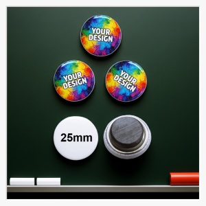 25mm Tafelmagnet – Kompakter Organisationshelfer für Schule, Kita und Verwaltung