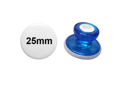 25mm Button mit Pilzmagnet
