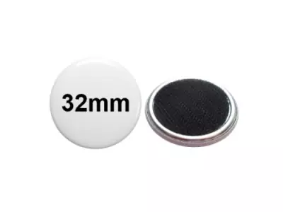 32mm Button mit Klettpunkt