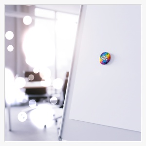 37mm Neodym-Magnet (Metall) – Der wertige Klassiker für Ihr Branding