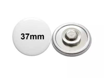 37mm Button mit Textilmagnet