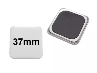 37x37mm Button mit Softmagnet