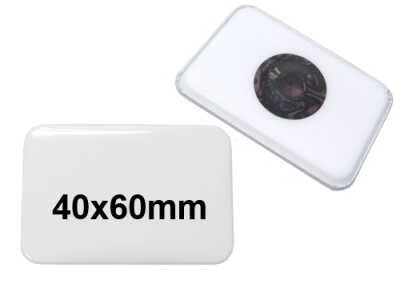 40x60mm Button mit Neodymmagnet