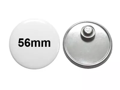 56mm Button mit Textilmagnet