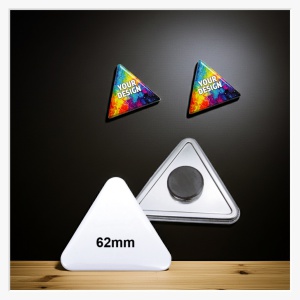 62 x 67 mm Dreieck-Tafelmagnet – Signalfunktion und Geometrie an der Tafel