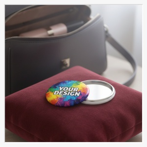 Großer 65mm Taschenspiegel für einen individuellen Druck