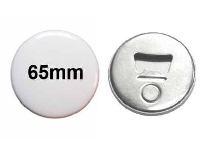 65mm Button Flaschenöffner - Kühlschrankmagnet