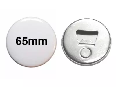 65mm Button Flaschenöffner - Kühlschrankmagnet