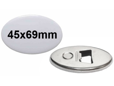 45x69mm Button Flaschenöffner - Kühlschrankmagnet
