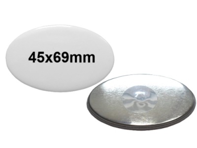 45x69mm Button mit Neodymmagnet