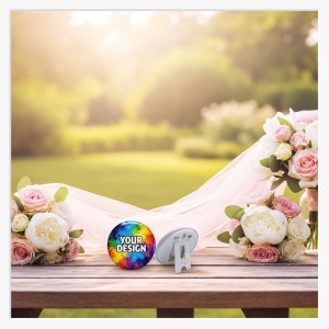 75mm Fotostand als Platzkarte für eine Hochzeit oder Feier