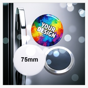 75mm Softmagnet – Dein Foto als XXL-Meisterwerk, sanft zum Kühlschrank