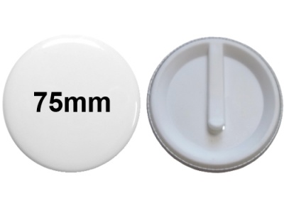 75mm Kinder-Button mit Kunststoffclip