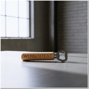Flaschenöffner mit eigenem Text