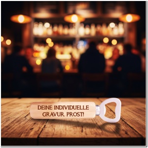 Flaschenöffner individuell gravieren