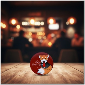 JGA Anstecker-Set „Fuchs“ – 12er Set für Bräutigam & Crew