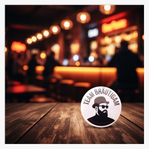 Button-Set JGA "Melone" – 1x Bräutigam & 11x Team Bräutigam