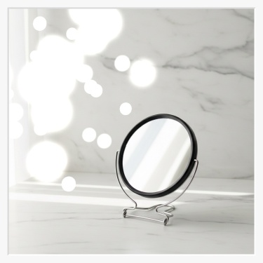 100 mm Button-Spiegel mit großem Panorama-Motiv