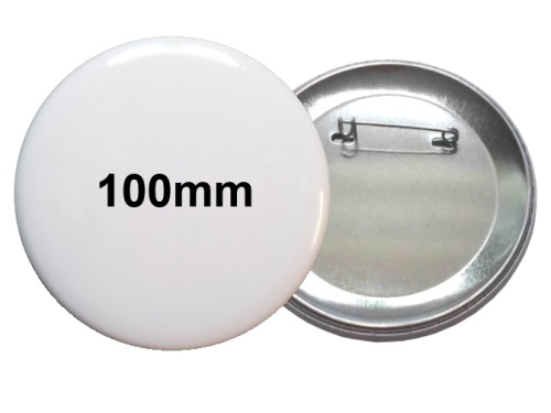 100mm Button mit Sicherheitsnadel 100mm Button mit Sicherheitsnadel