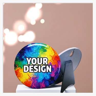 16 cm Fotoaufsteller zur individuellen Gestaltung - Buttonschmiede