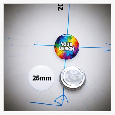 25mm Neodym-Magnet – Kompaktes Branding mit diskretem Halt