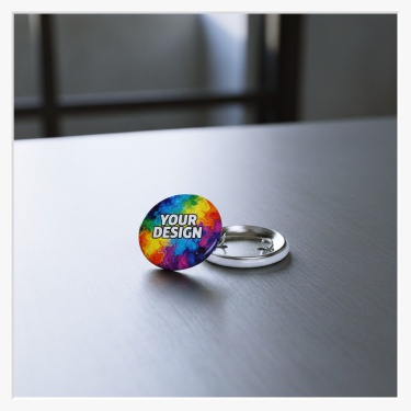 25 mm Button zum selbst Gestalten – Vorderseite für eigenes Motiv