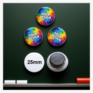 25mm Tafelmagnet – Kompakter Organisationshelfer für Schule, Kita und Verwaltung