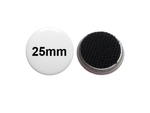 25mm Button mit Klettpunkt 25mm Button mit Klettpunkt
