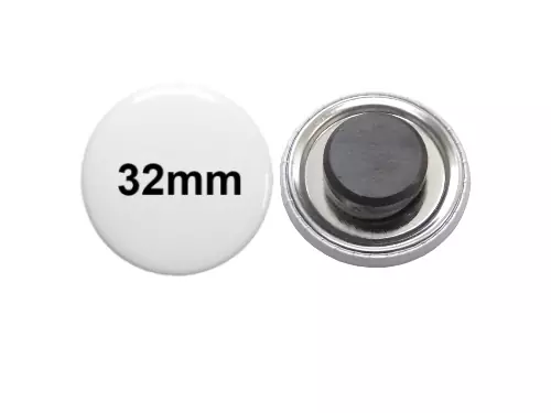 32mm Button mit Tafelmagnet