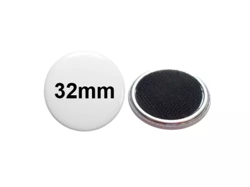 32mm Button mit Klettpunkt 32mm Button mit Klettpunkt
