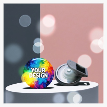 Button 37mm mit 360°-Clip