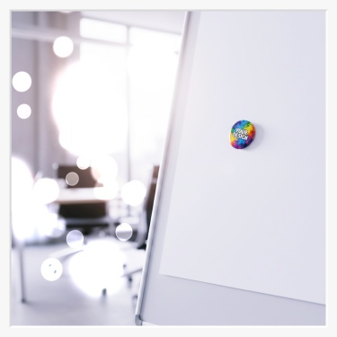 37mm Neodym-Magnet (Metall) – Der wertige Klassiker für Ihr Branding