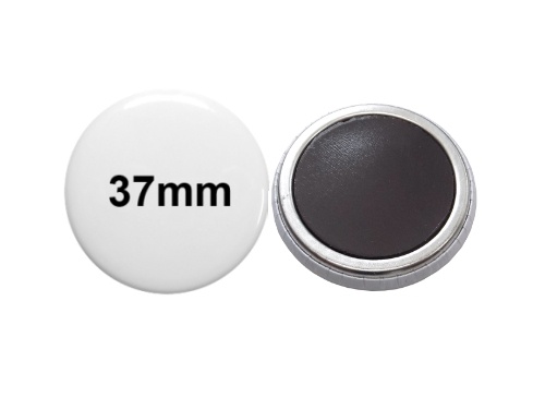 37mm Button mit Softmagnet Metall