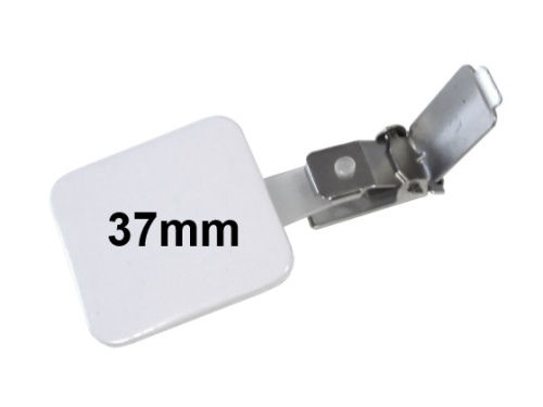 37x37mm Button mit Hosenträgerclip 37x37mm Button mit Hosenträgerclip