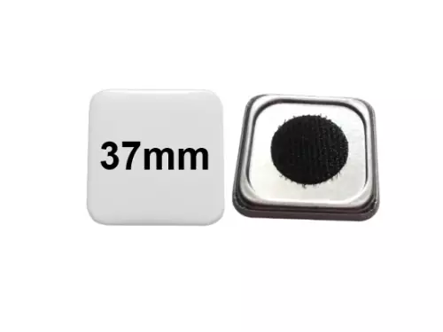 37x37mm Button mit Klettpunkt 37x37mm Button mit Klettpunkt