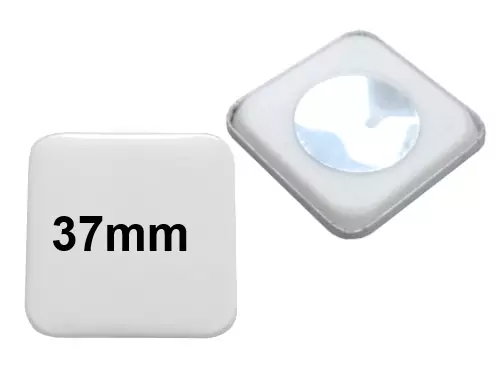 37x37mm Button mit Neodymmagnet 37x37mm Button mit Neodymmagnet