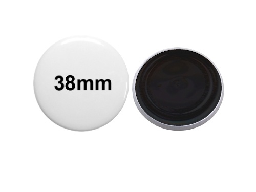 Profi-Material: 38mm Magnet-Rohlinge für Ihre Buttonproduktion | 100er Set
