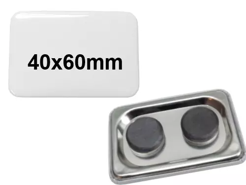 40x60mm Button mit Tafelmagnet 40x60mm Button mit Tafelmagnet